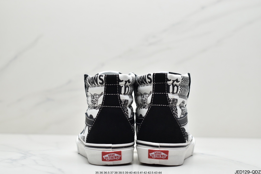 150 万斯范斯VANS Sk8-Mid 经典中帮男女休闲运动板鞋