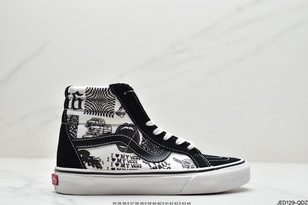 150 万斯范斯VANS Sk8-Mid 经典中帮男女休闲运动板鞋