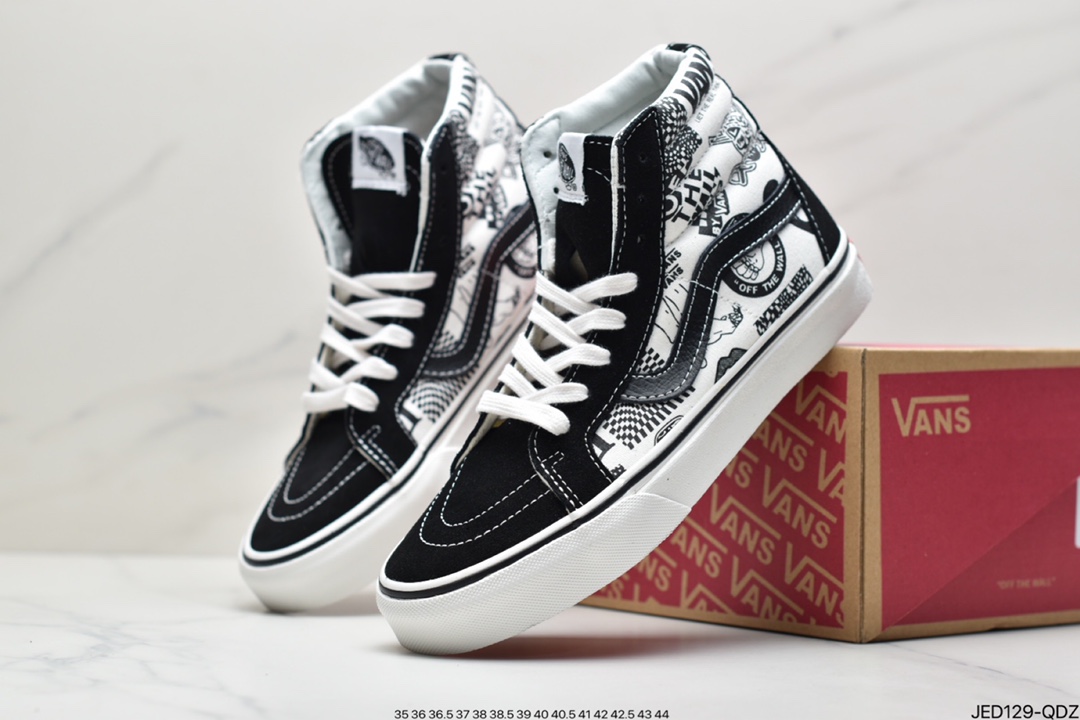 150 万斯范斯VANS Sk8-Mid 经典中帮男女休闲运动板鞋
