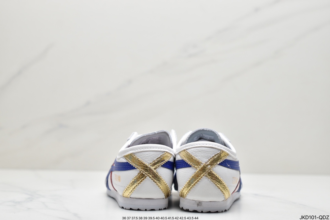 160 日产经典老牌-鬼塚虎/Onitsuka Tiger Mexico 66 跑鞋“皮革白白灰黑”1183B815