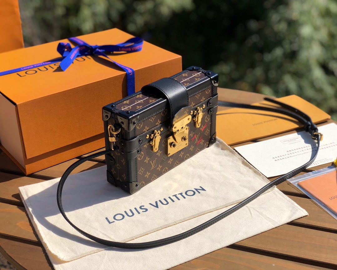 非市场普通货 进口皮料半钢五金 m44199尺寸20-12.5-5cm 【做旧金扣】LV 非市场普通货 