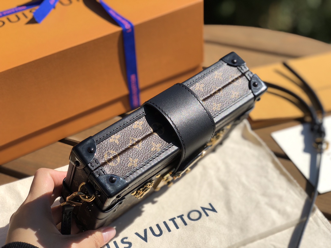 非市场普通货 进口皮料半钢五金 m44199尺寸20-12.5-5cm 【做旧金扣】LV 非市场普通货 