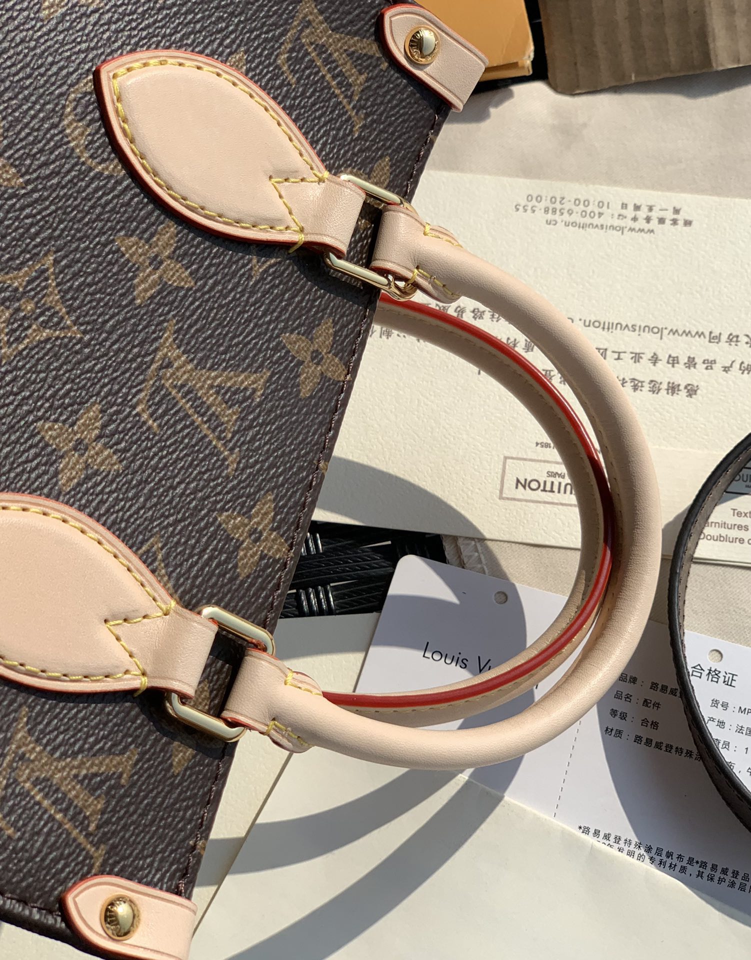 🌼 m45847尺寸21.5×22×9CM 原厂渠道！真正的牛货！l*v琴谱包SAC 🌼PLAT BB！