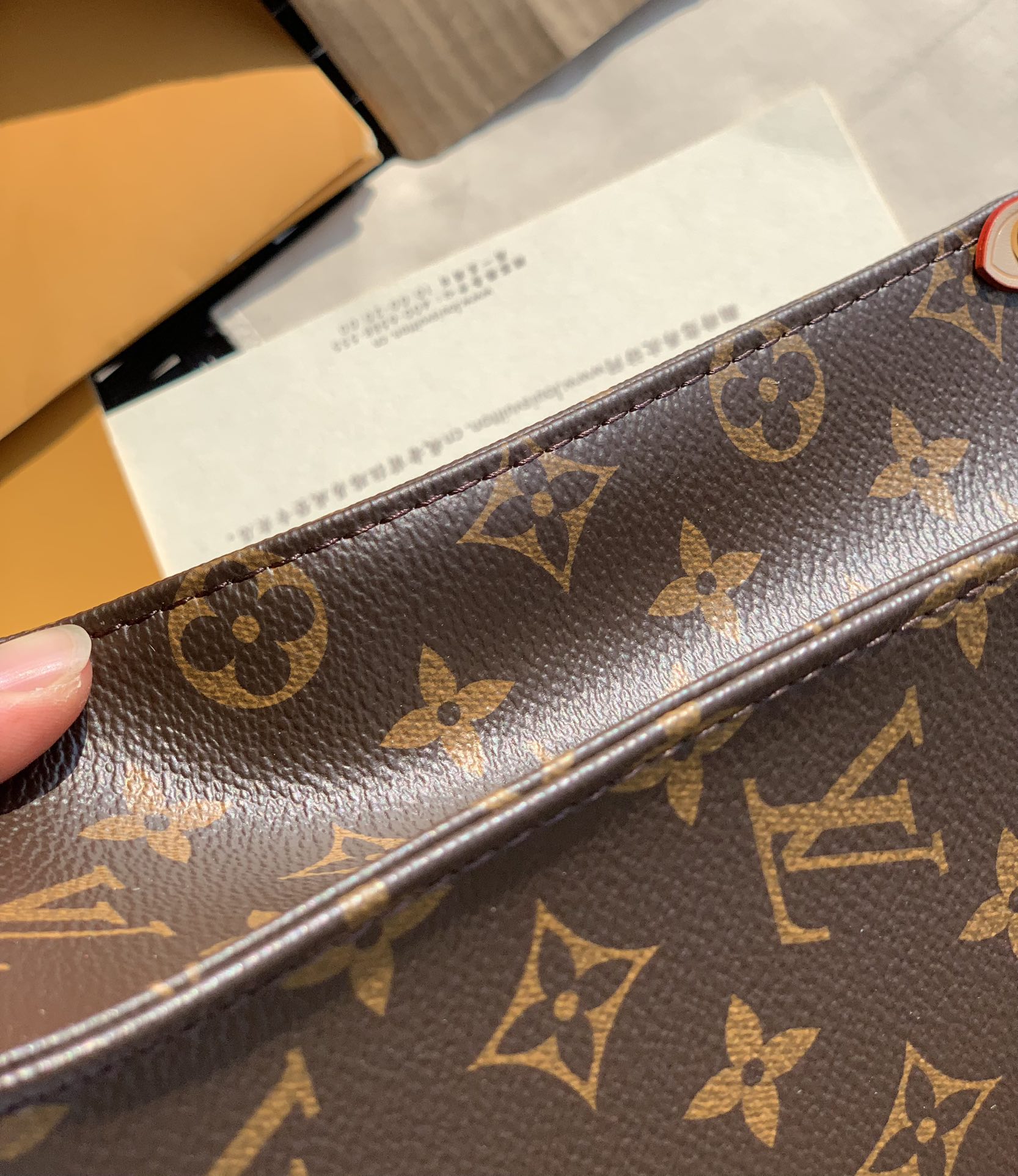 🌼 m45847尺寸21.5×22×9CM 原厂渠道！真正的牛货！l*v琴谱包SAC 🌼PLAT BB！