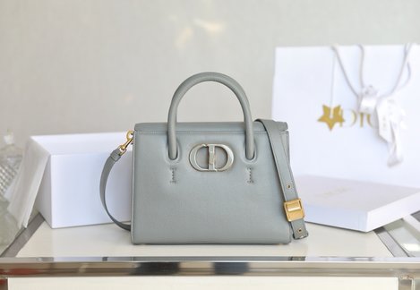 Dior Bags Handbags Gold Grey Vintage Cowhide Fall/Winter Collection
