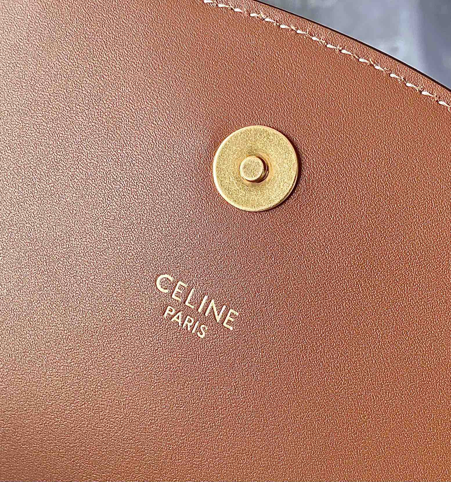 CELINE TRIOMPHE CANVAS 马鞍邮差包 199106白花