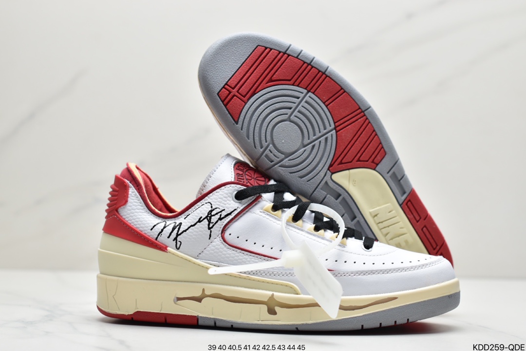 450 纯原Off White x Air Jordan 2 Low SP AJ2 乔2联名款篮球鞋DJ4375-106-莆田鞋,莆田鞋货源,高仿鞋,高仿鞋货源,安福档口,莆田高仿鞋,莆田鞋批发,高仿鞋批发,莆田高仿运动鞋,高仿运动鞋,莆田运动鞋 450 纯原Off White x Air Jordan 2 Low SP AJ2 乔2联名款篮球鞋DJ4375-106