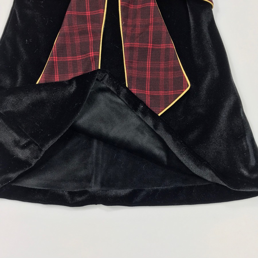 Chane*/Françoise* Elegant College Style Fashion with Velvet Vests and Butterfly Designs - 图片 8