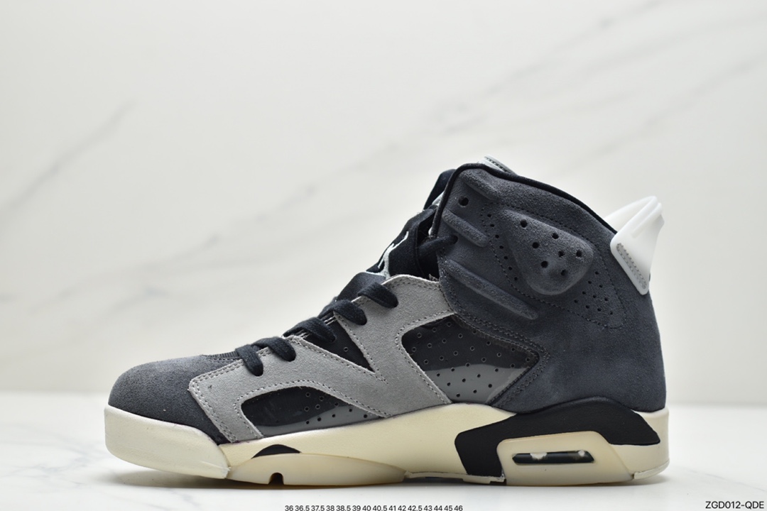 290 乔丹Air Jordan 6 Retro  Smoke Grey  AJ6乔6 烟灰 男鞋文化篮球鞋 CK6635-001