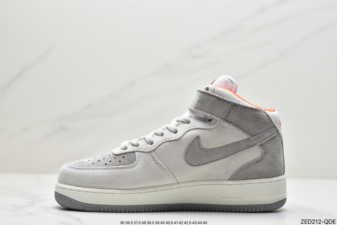 260 耐克Nike Air Force 1 07空军一号中帮百搭休闲运动板鞋CQ5059-105