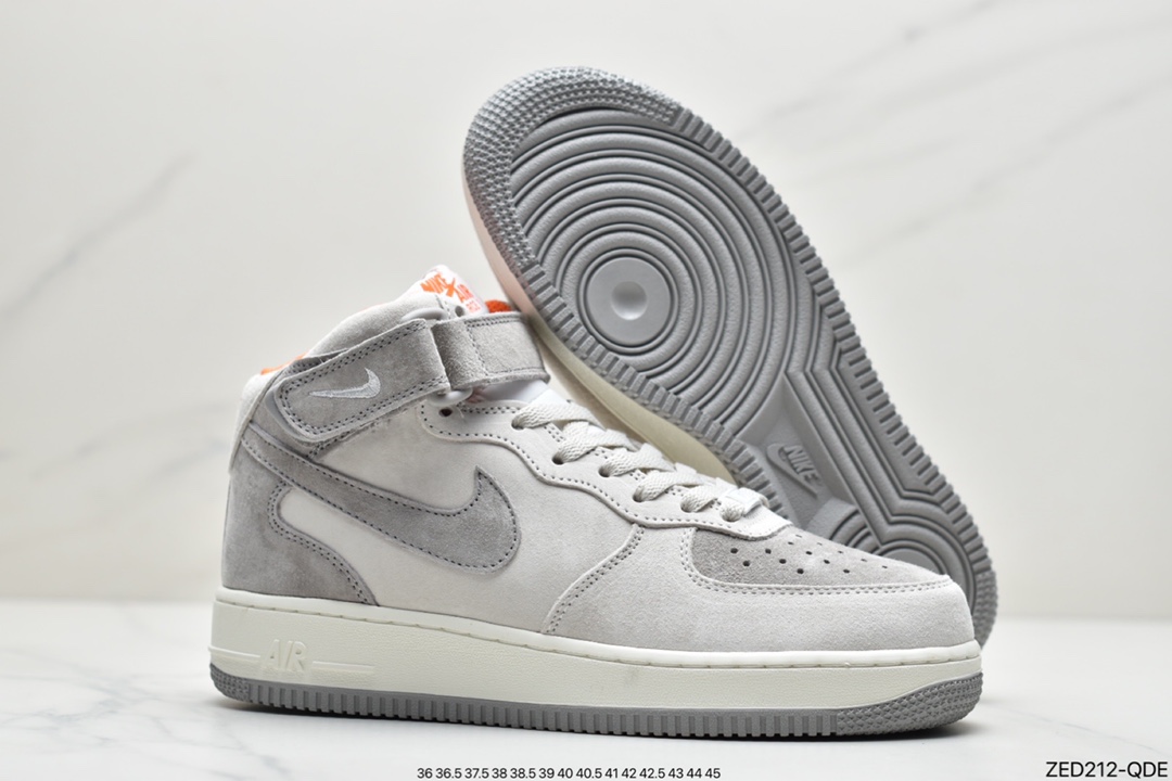 260 耐克Nike Air Force 1 07空军一号中帮百搭休闲运动板鞋CQ5059-105