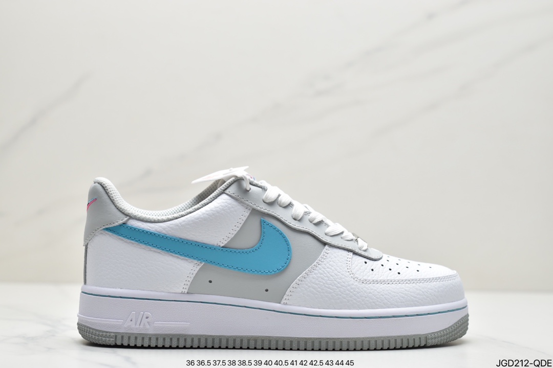 180 NBA洛杉矶湖人队 x Nike Air Force 1Low ’07 LV8”Lakers”板鞋“白蓝紫湖人对”DC8874-100