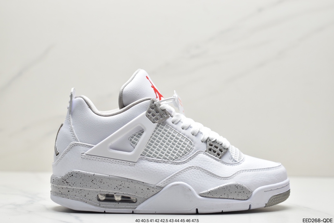 370 Nike Air Jordan 4 Retro GS”Light Smoke Grey”AJ4代中帮文化篮球鞋840606