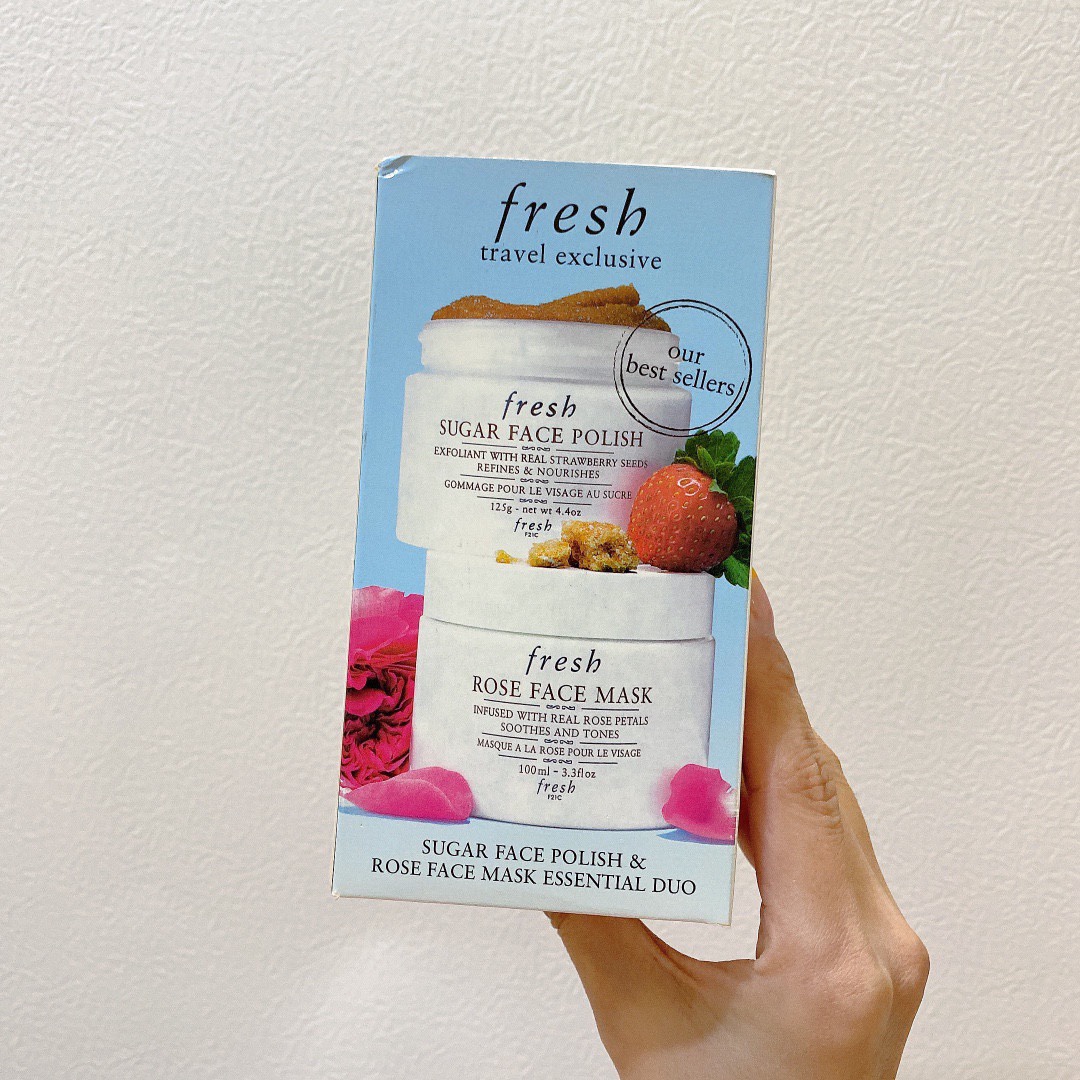 Fresh Sugar Face Polish & Rose Face Mask Essential Duo - Travel Exclusive 1 i1638469130 8231 0