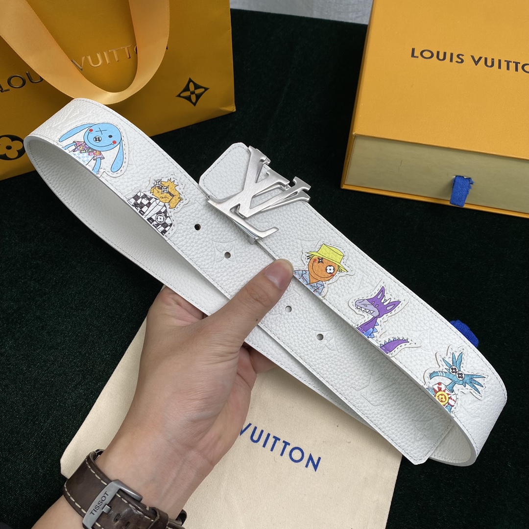 Louis Vuitton Belts Calfskin Cowhide Spring Collection