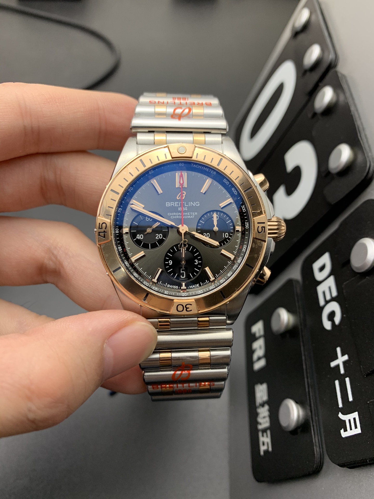 Breitling GF 间金百年灵计时