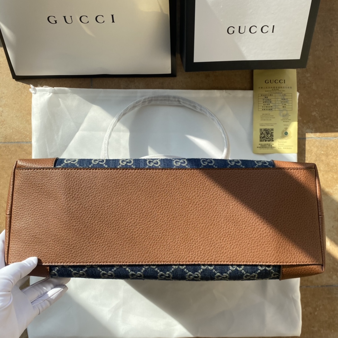 升级 古奇gucci 型号 631685 牛仔 牛仔布系列酒神