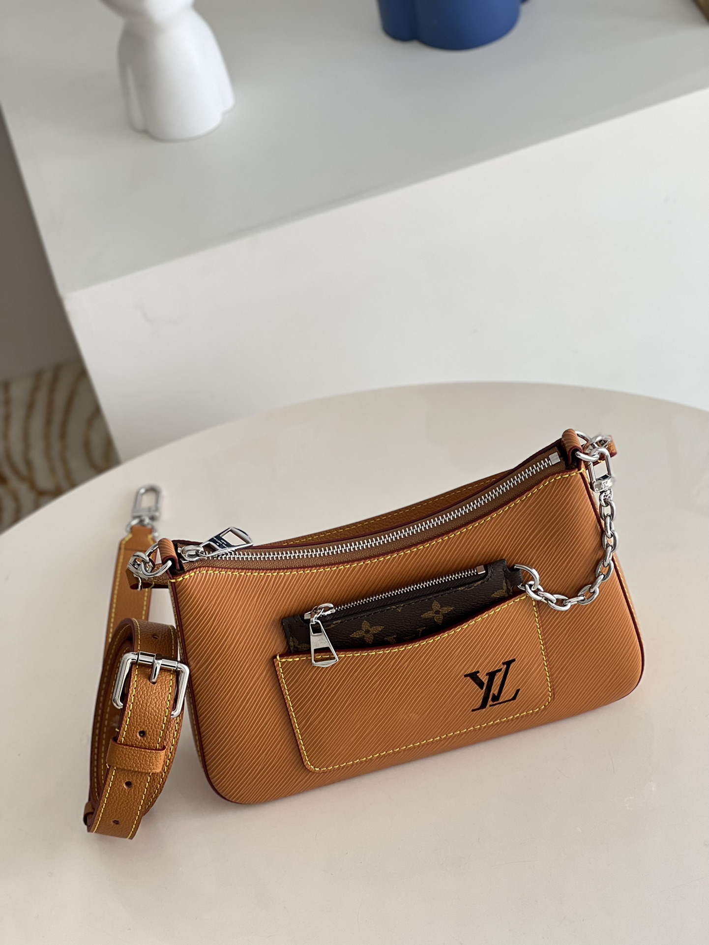 Louis Vuitton LV Marelle handbag M80794焦糖色