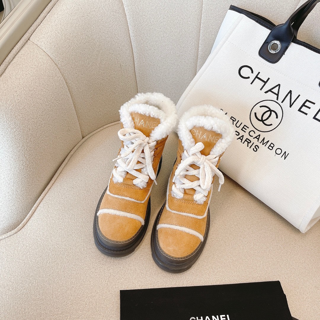 CHANEL 가을/겨울 여성 부츠 슬립온 스트레이트 부츠 라이더 부츠 이탈리아산 천연가죽 아웃솔