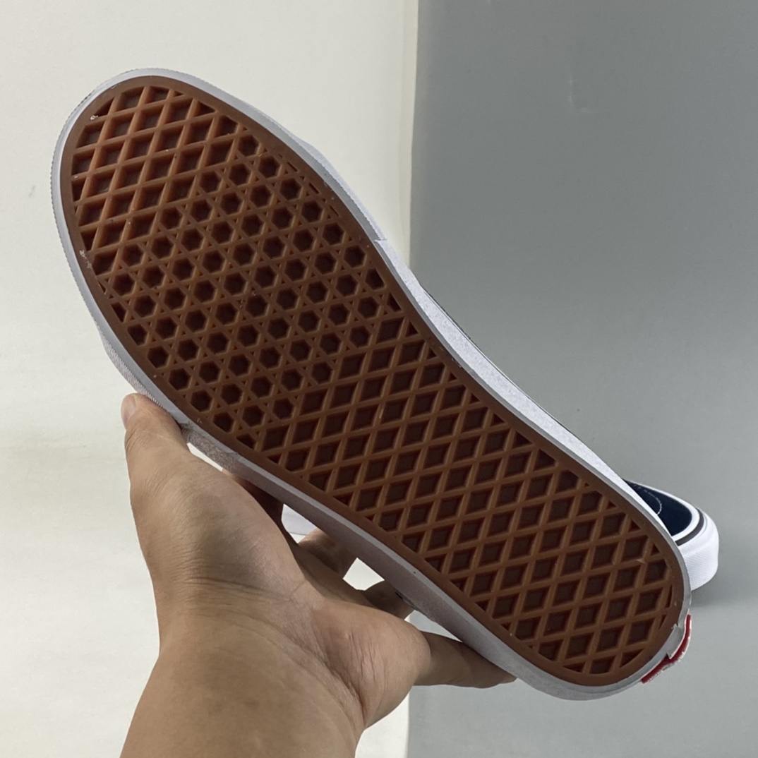 P160  Vans SK8-Mid Pro 范斯官方浅灰色藏蓝拼