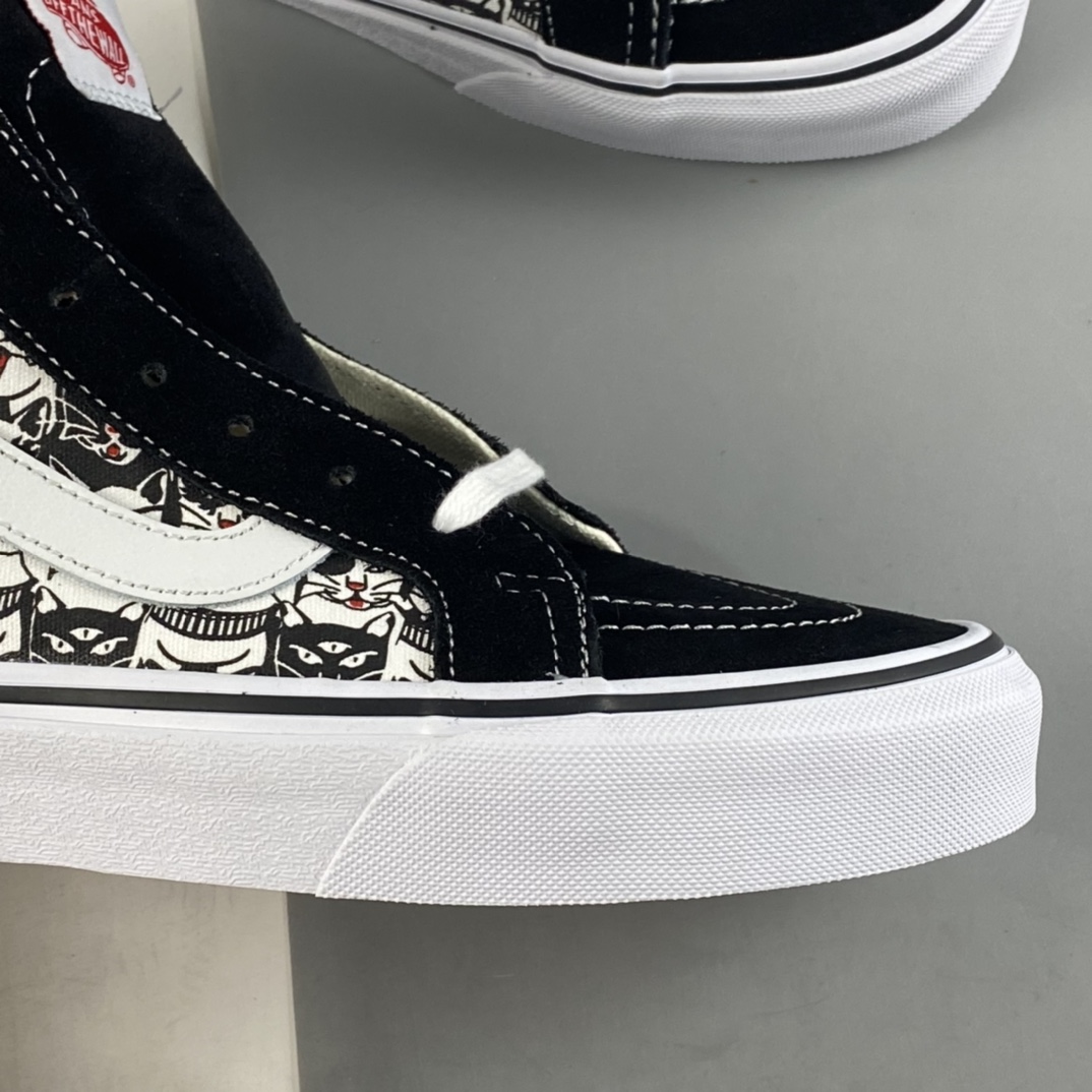 P160  Vans Sk8-Hi 高帮卡通机器猫官方同步休闲硫化运动板鞋 VN0A4BV8BCL