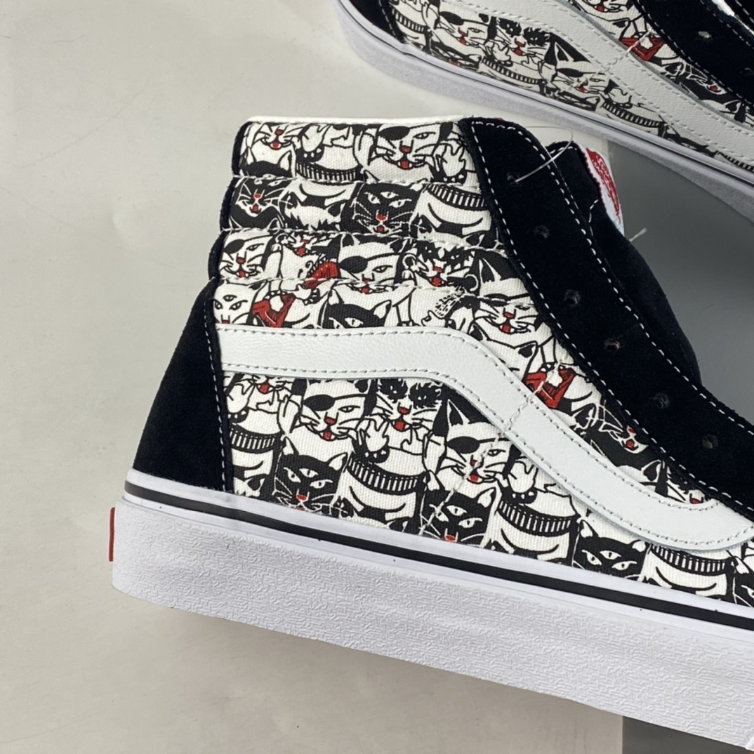 P160  Vans Sk8-Hi 高帮卡通机器猫官方同步休闲硫化运动板鞋 VN0A4BV8BCL