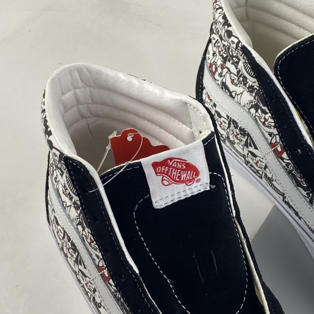 P160  Vans Sk8-Hi 高帮卡通机器猫官方同步休闲硫化运动板鞋 VN0A4BV8BCL