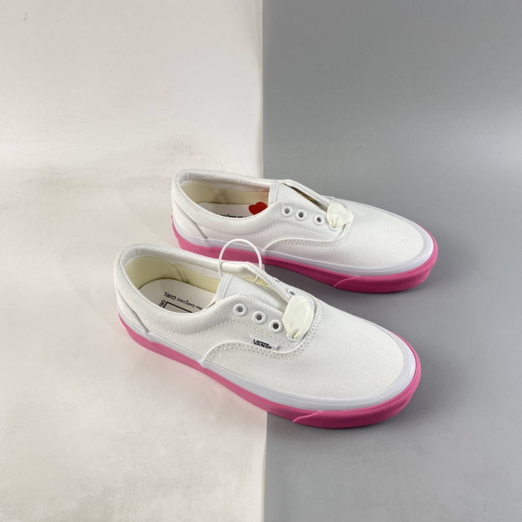 P150  CDGVANS联名款粉白鞋 CDG  GRIL联名款帆布鞋 VN0AZK103XH