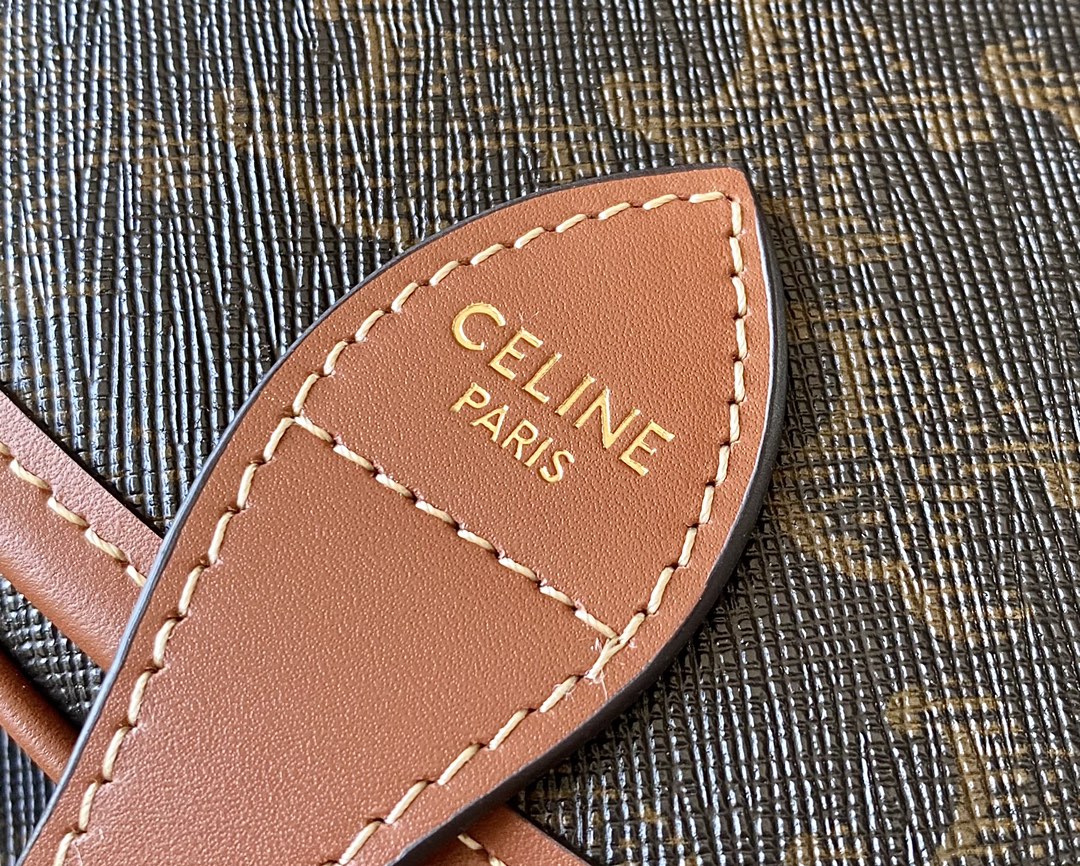 CELINE 2021早春新款马鞍包 191502老花