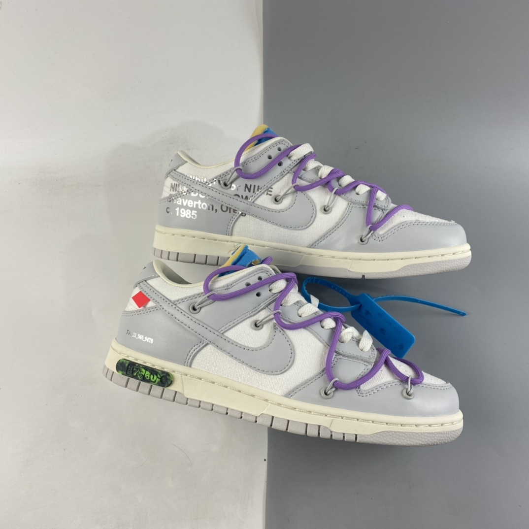 P380 Off-White x Nike SB Dunk Low”The 50”扣篮系列低帮经典百搭休闲运动板鞋 DM1602-125