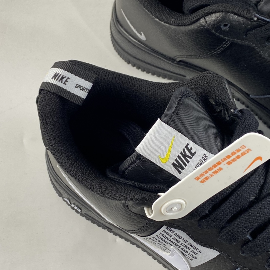 P130  NIKE Air Force 1 Low 黑白简版OW字母 AJ7747-001