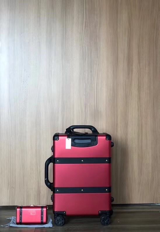 Luxury Gucci Aluminium Suitcase with Secure Locks and Outer Pockets - 图片 9