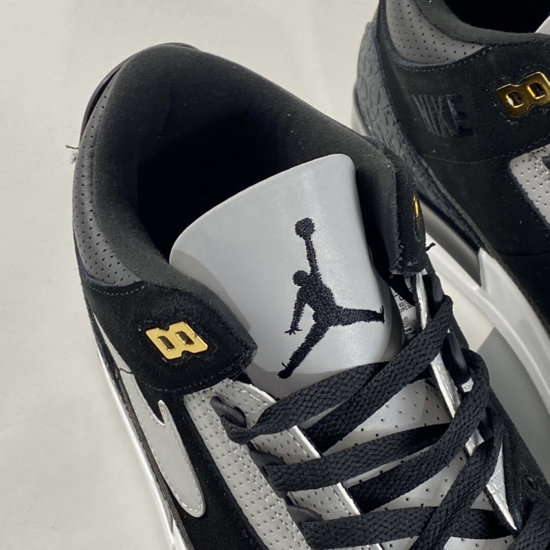 P240 Air Jordan 3 Tinker 黑水泥 3M黑白手稿 CK4348-007