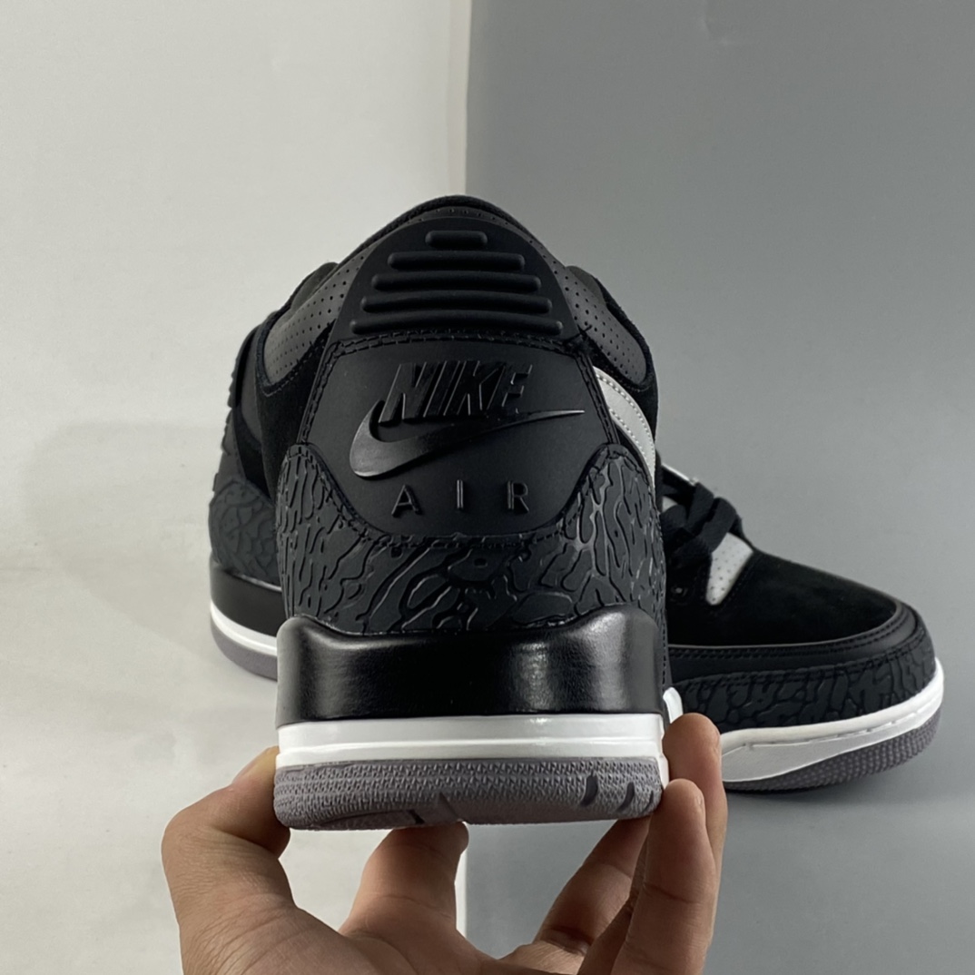 P240 Air Jordan 3 Tinker 黑水泥 3M黑白手稿 CK4348-007