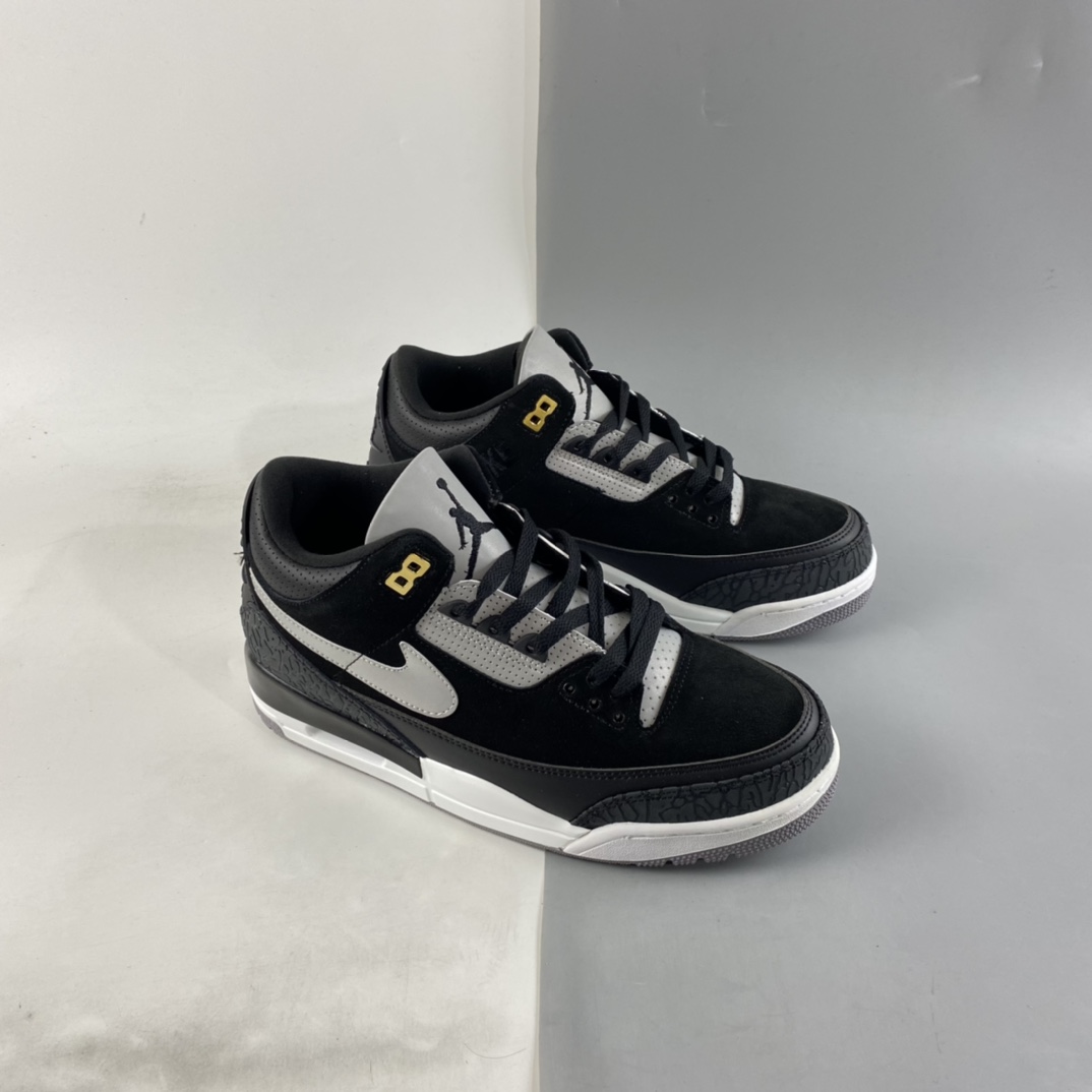 P240 Air Jordan 3 Tinker 黑水泥 3M黑白手稿 CK4348-007