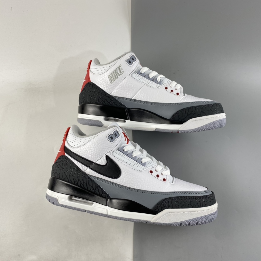P240  Air Jordan 3 Retro NRG”Tinker ”文化篮球鞋“手稿白水泥钩子 ”AQ3835-160
