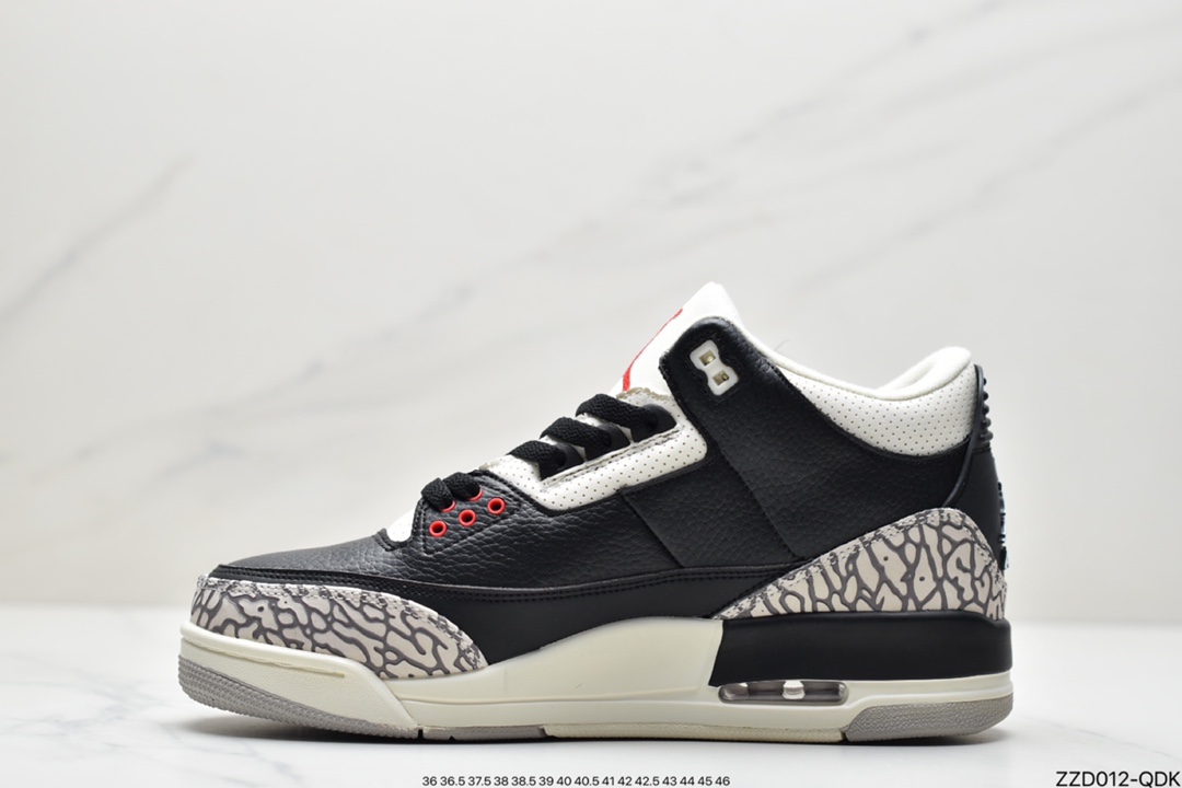 250 Jordan 3 Retro  AJ3代中帮篮球鞋CT8532