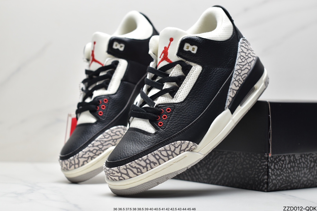 250 Jordan 3 Retro  AJ3代中帮篮球鞋CT8532