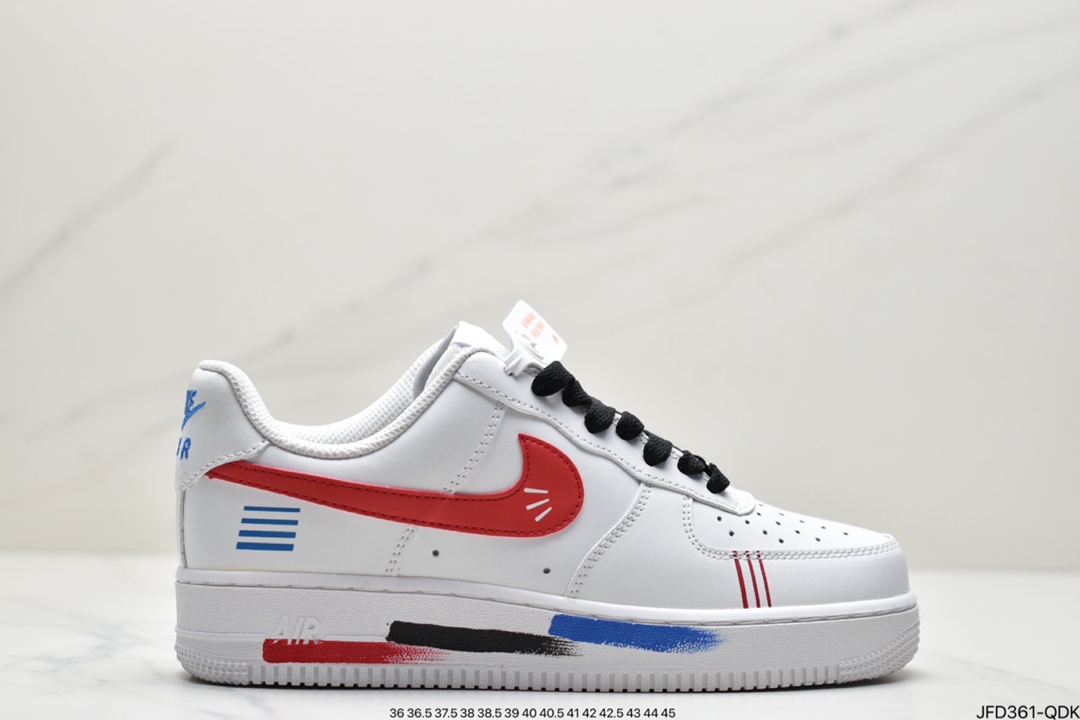 170 耐克Nike Air Force 1 Low”Drew League” 白橙 DM7578-100