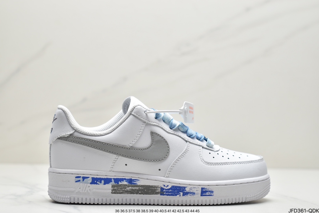 170 耐克Nike Air Force 1 Low”Drew League” 白橙 DM7578-100