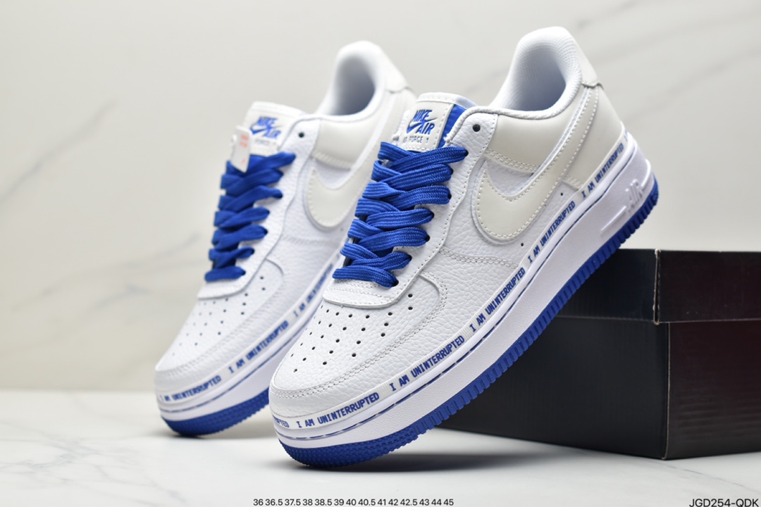 180 配两只涂鸦笔公司联名款Uninterrupted x Nike Air Force 1 ”MORE THAN____”  CQ0494-100