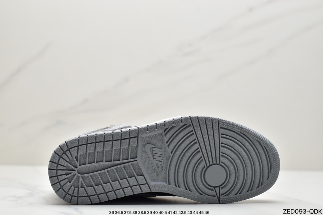 260 Air Jordan 1 High OG “Rebellionaire”黑灰禁穿 555088-036