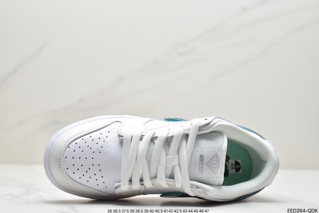 370 Diamond Supply Co x Nike SB Dunk Low 白钻石 BV1310-100