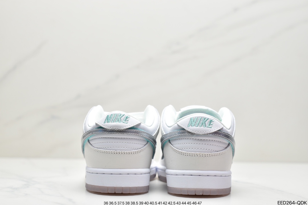 370 Diamond Supply Co x Nike SB Dunk Low 白钻石 BV1310-100