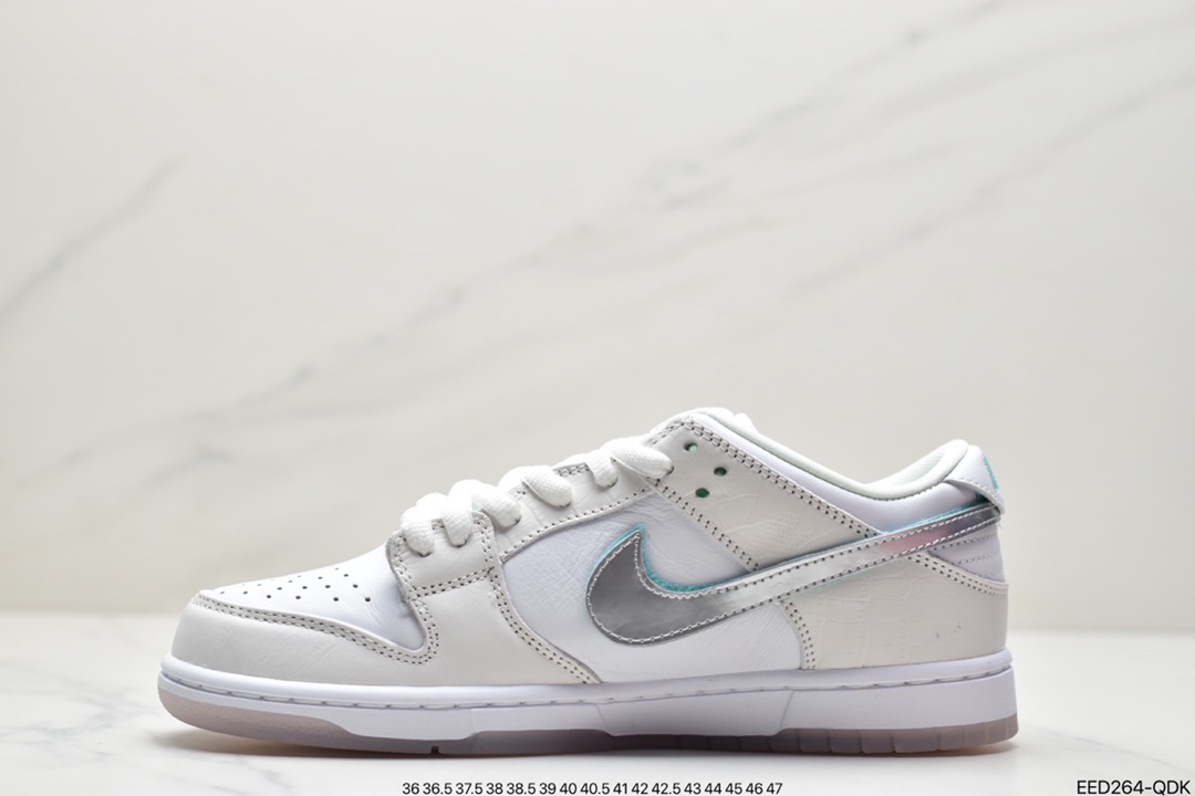 370 Diamond Supply Co x Nike SB Dunk Low 白钻石 BV1310-100