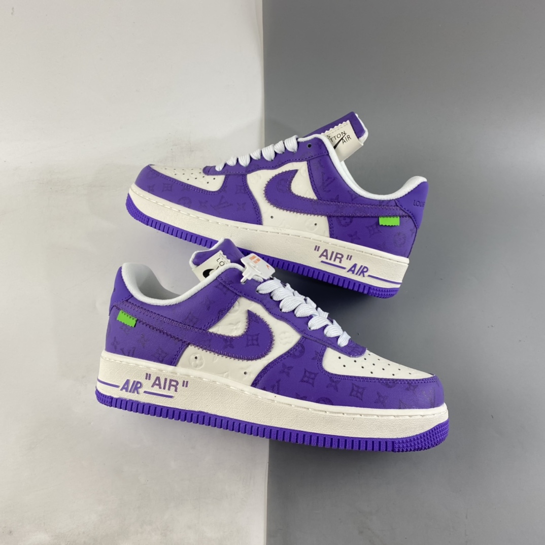 P220  NIKE Air Force 1’07 Low 驴牌印花 空军一号皮面低帮休闲板鞋DM0970-100