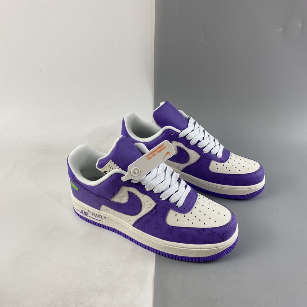 P220  NIKE Air Force 1’07 Low 驴牌印花 空军一号皮面低帮休闲板鞋DM0970-100