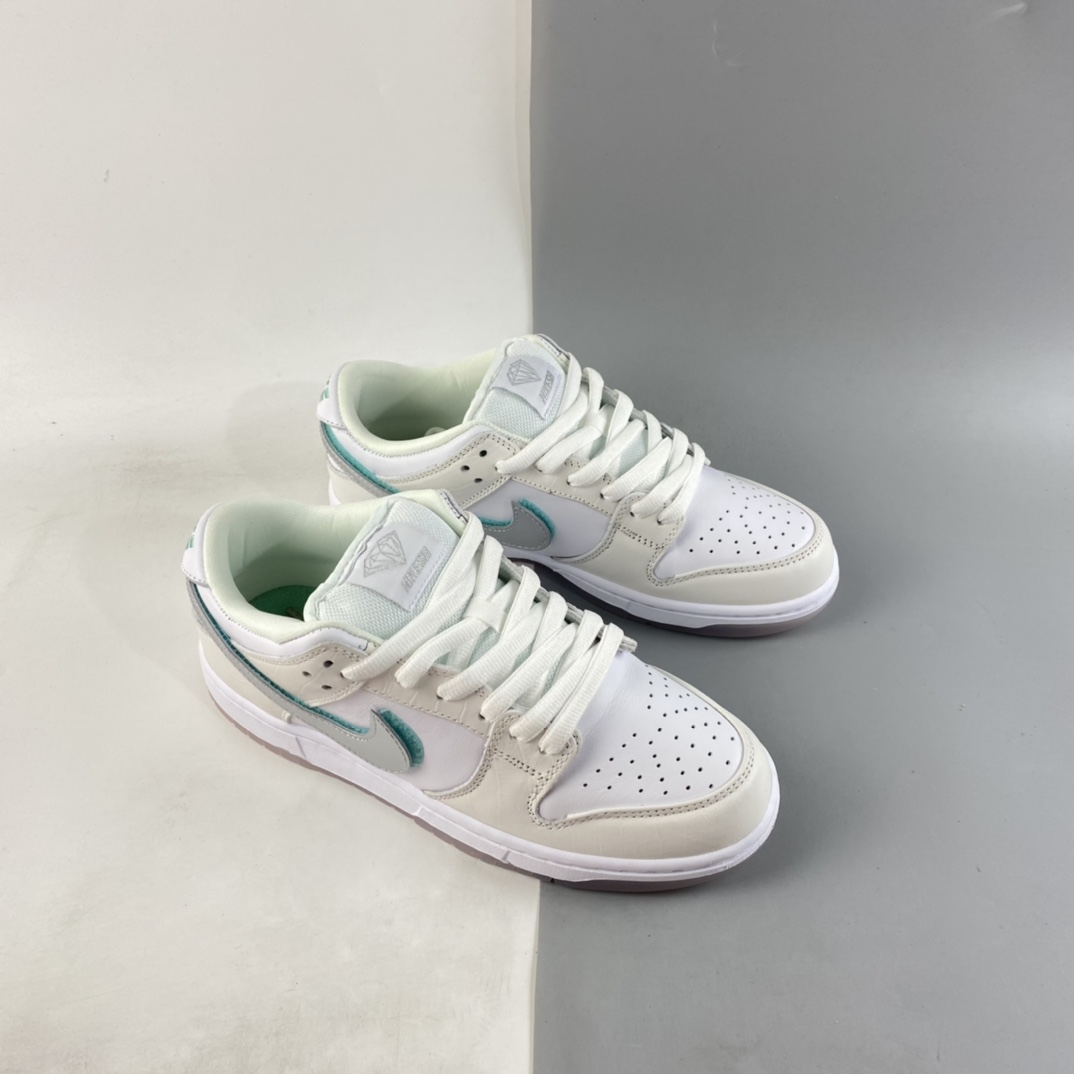 P380  Diamond Supply Co x NIKE SB Dunk Low 联名款SB扣碎篮板时尚休闲板鞋 BV1310-100