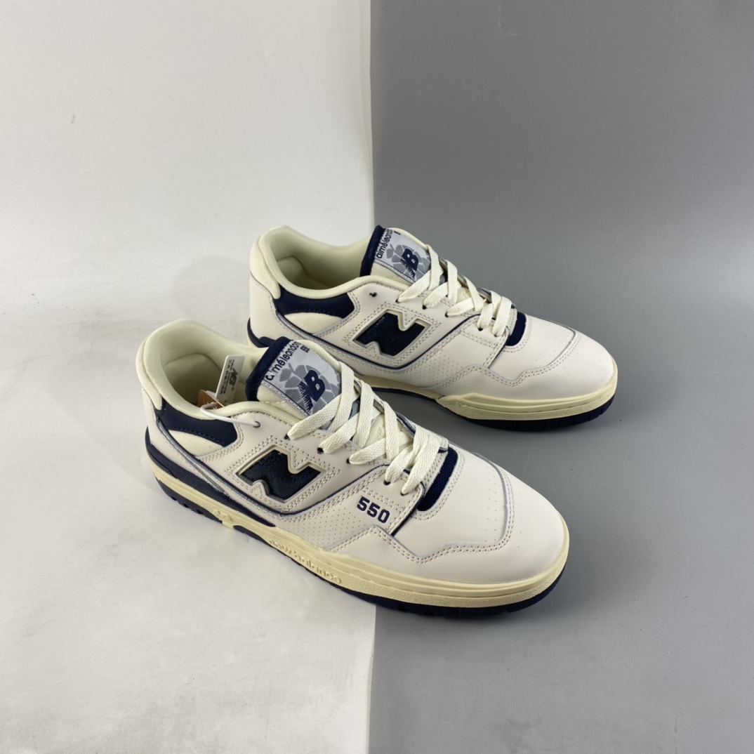 P190 AIMe LEON DORE x New Balance BB550系列合作款新平衡皮面中性休闲跑鞋 BB550ALF