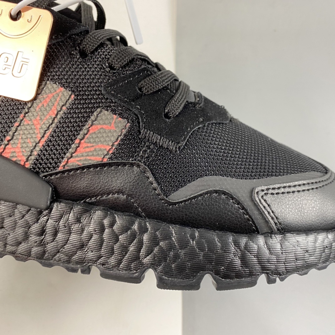 P200  Adidas Nite Jogger Boost 阿迪夜行者爆米花大底复古跑鞋 FW6690
